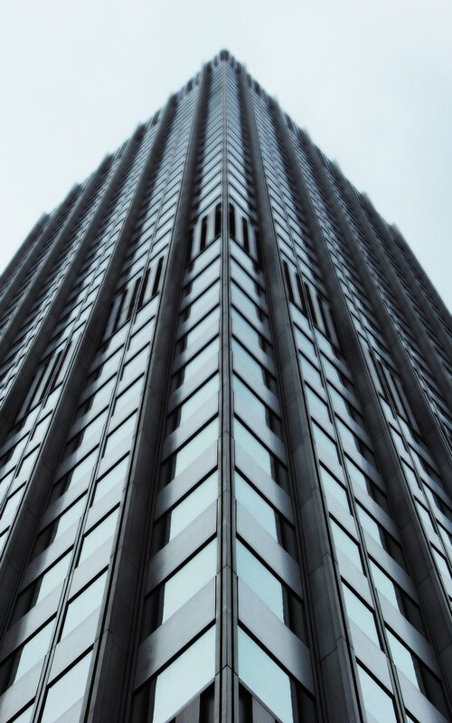 tall skyscraper from below