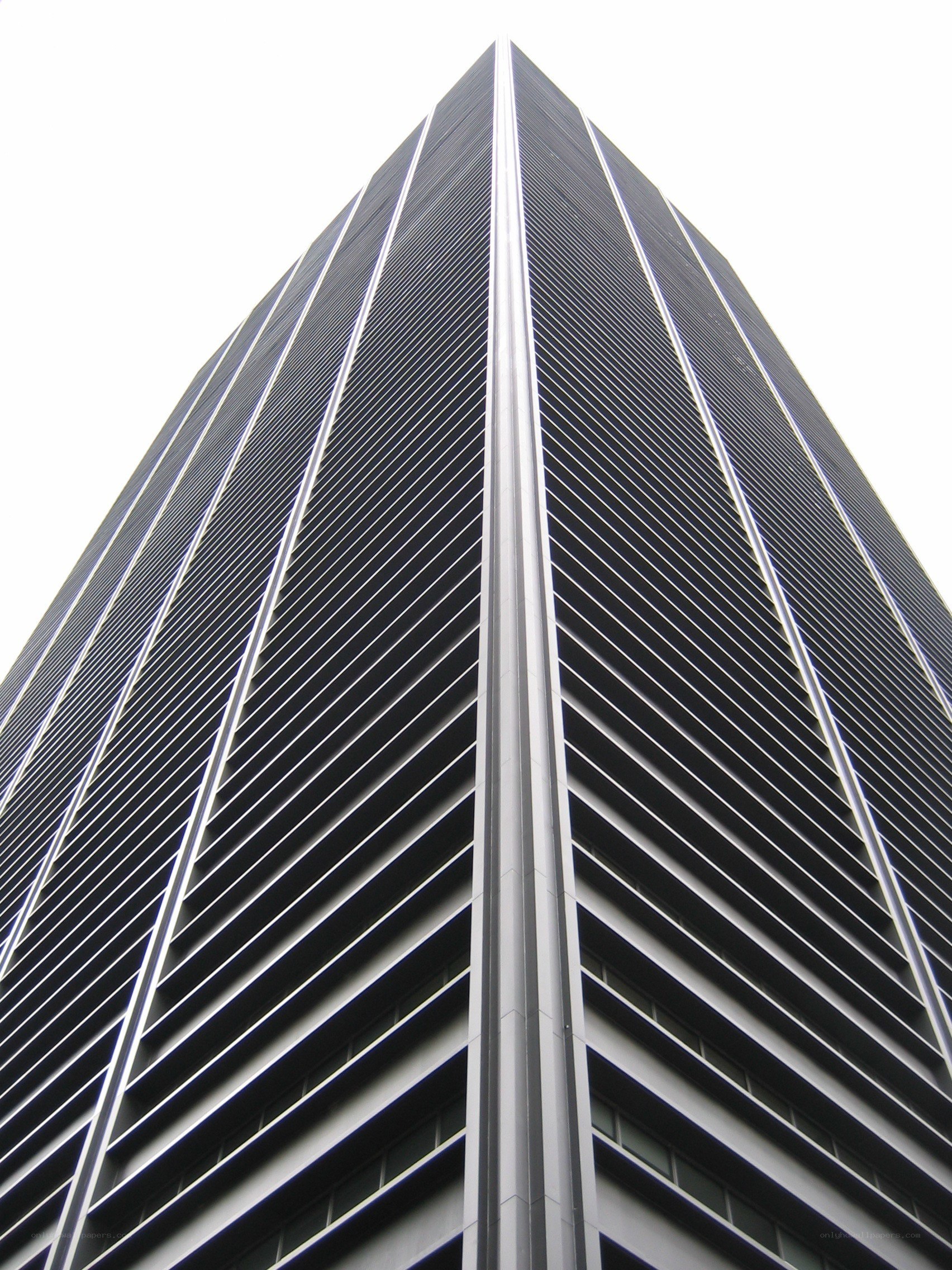 tall skyscraper from below