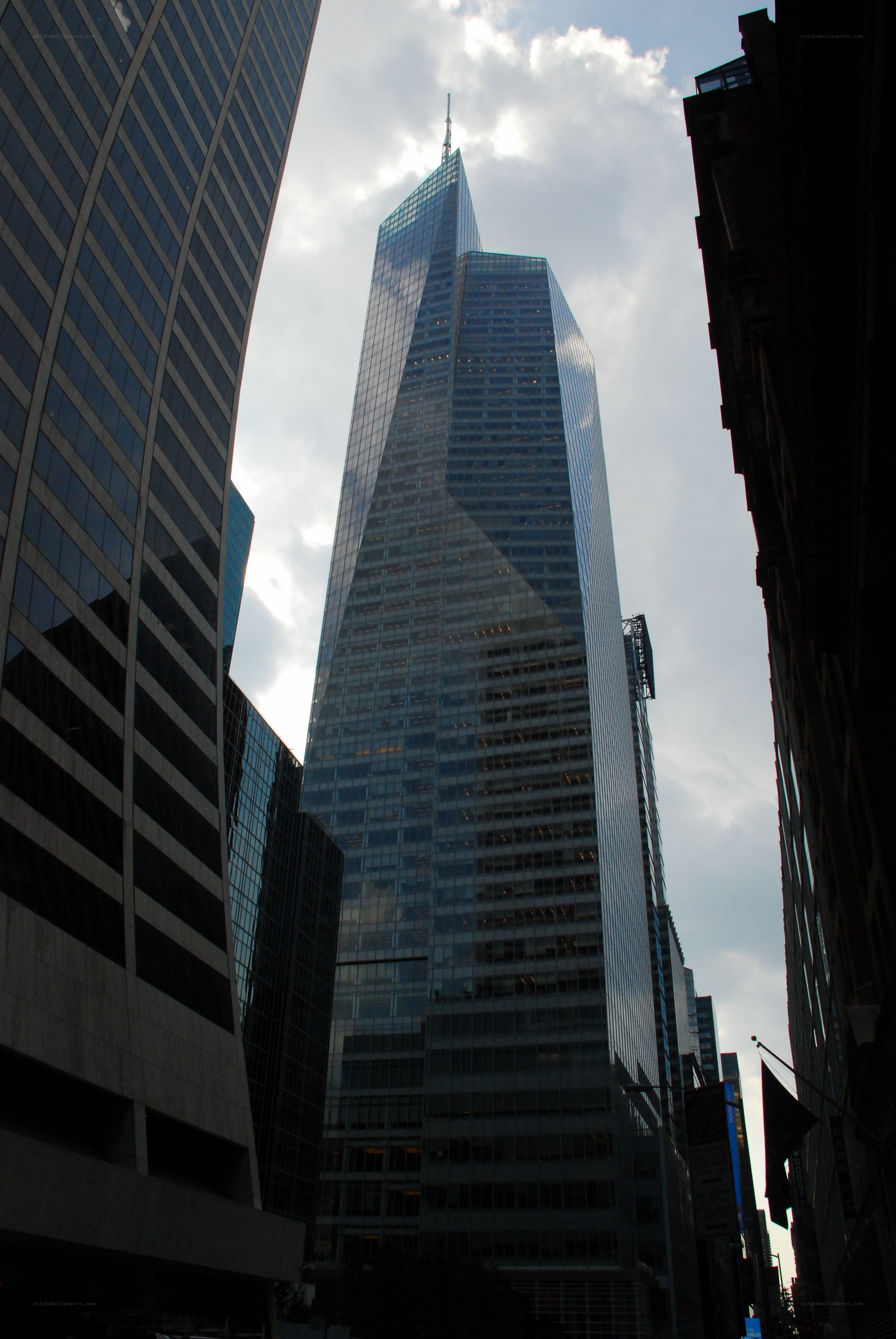 tall skyscraper in city