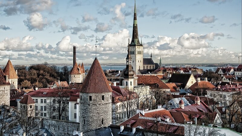 Tall Spire in Old Town