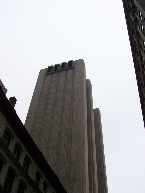 Tall Stone Building — Gray