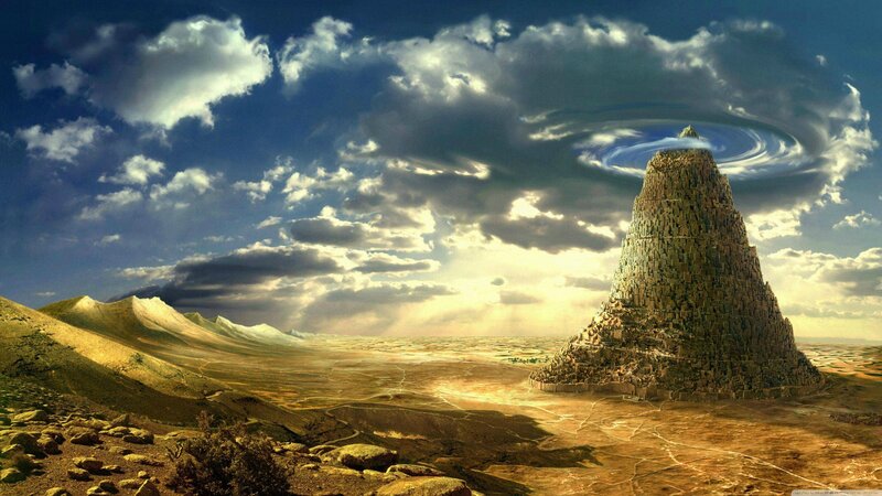 Tall Stone Pyramid