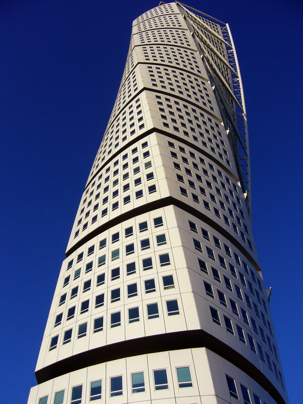 Tall Twisted Building
