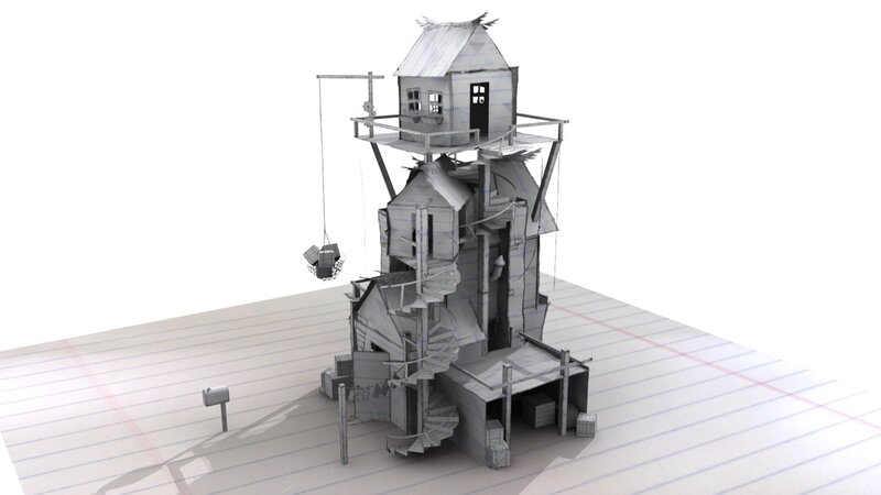 Tall Wooden Tower
