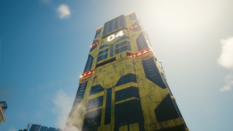 Tall Yellow Tower