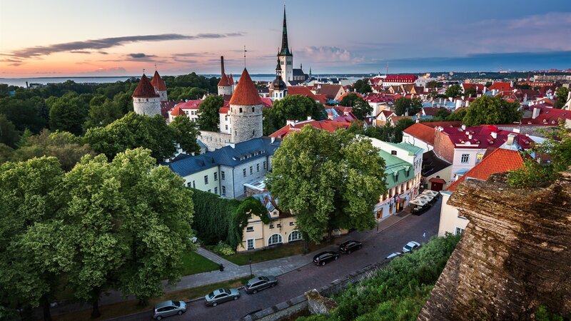 Tallinn Old Town — Green, Serene