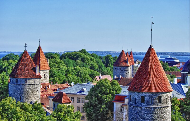 Tallinn Old Town Towers