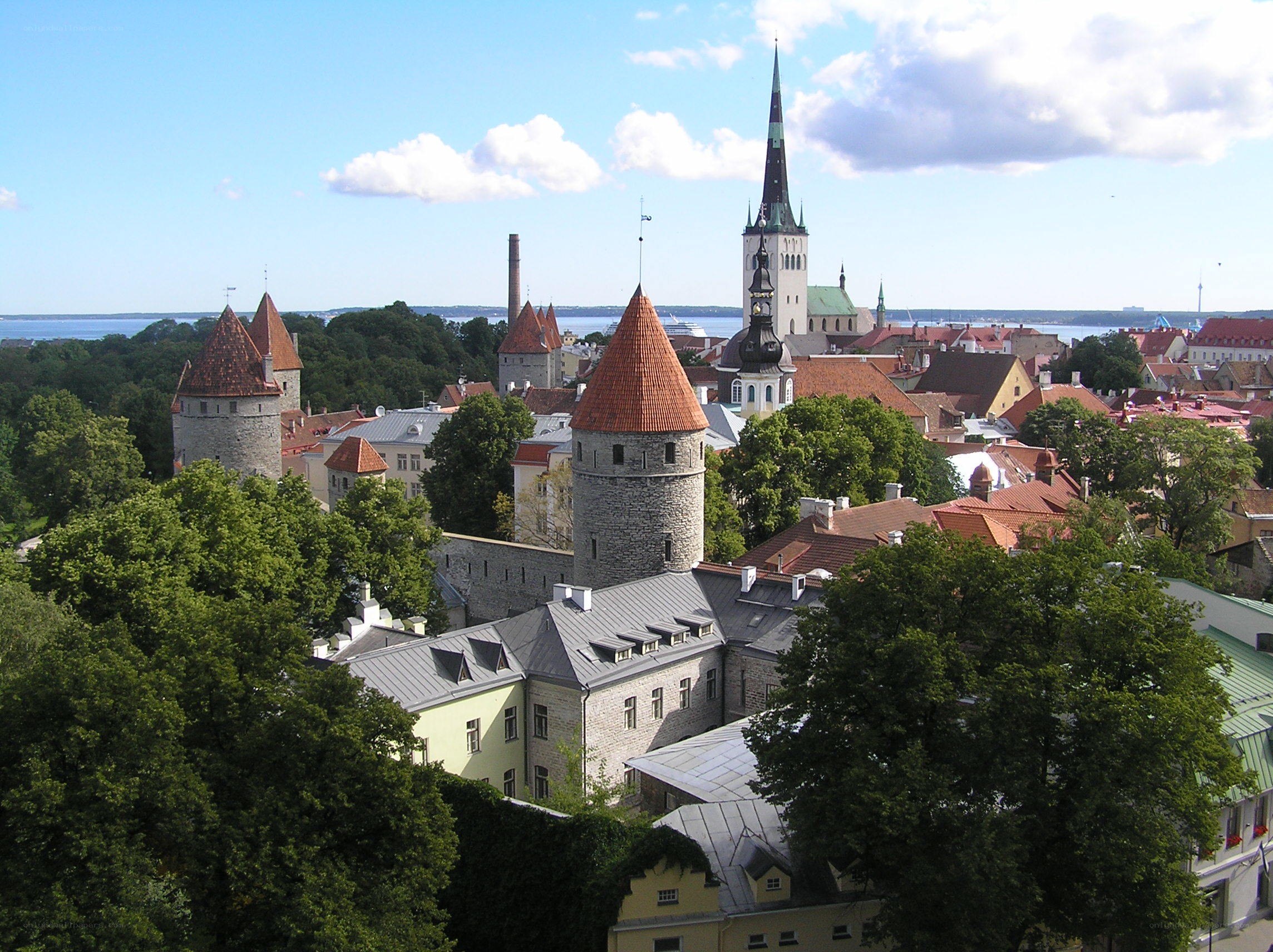 Tallinn old town view