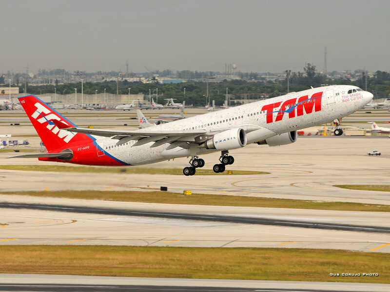 TAM Airplane Taking Off