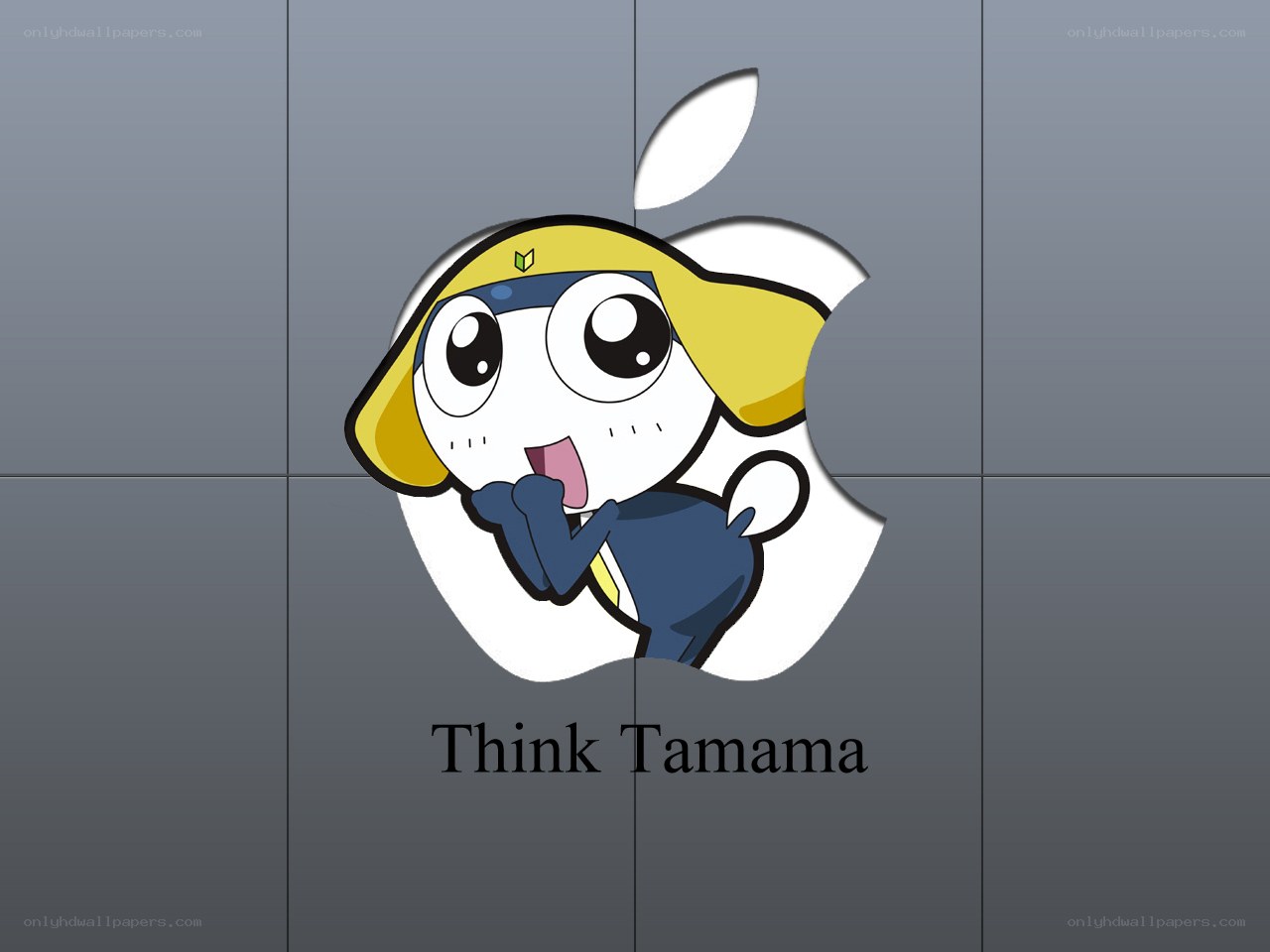 Tamama character in Apple logo