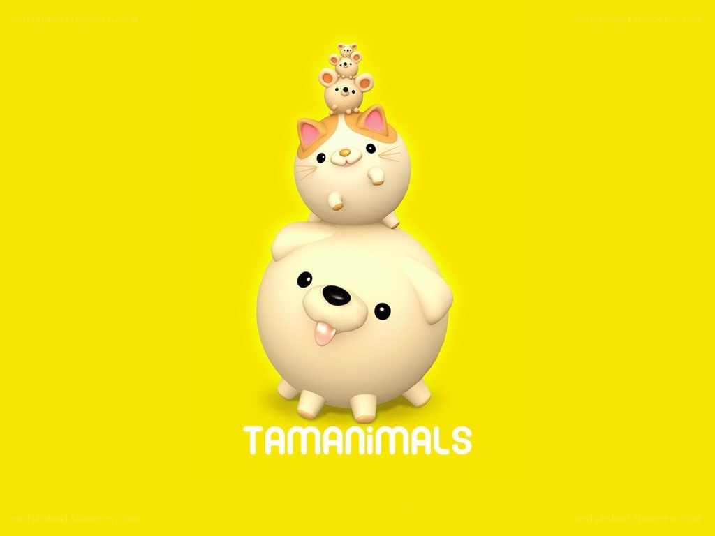 Tamanimals logo with stacked animals