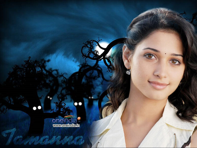 Tamanna in a white shirt
