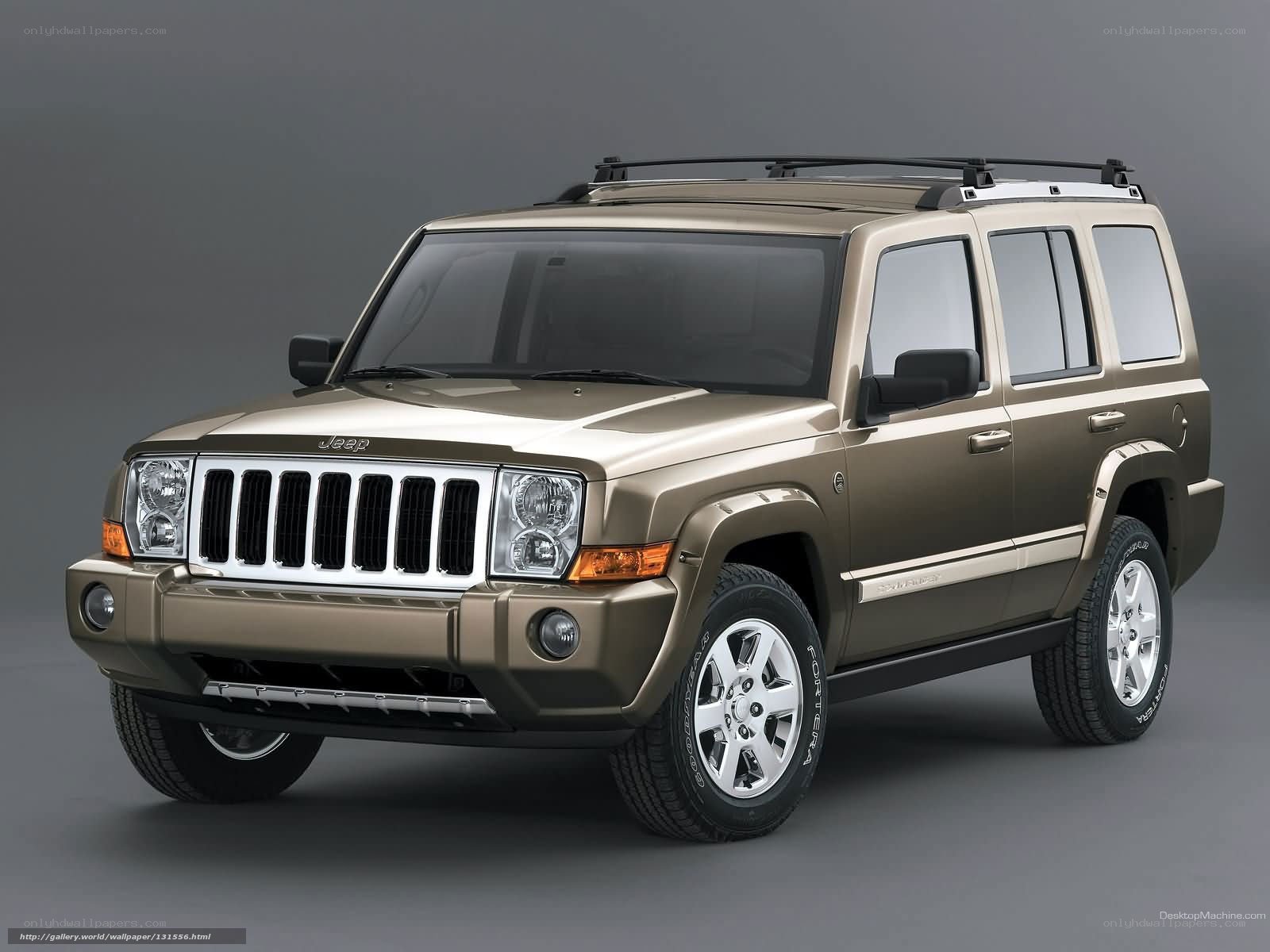 Tan Jeep Commander SUV