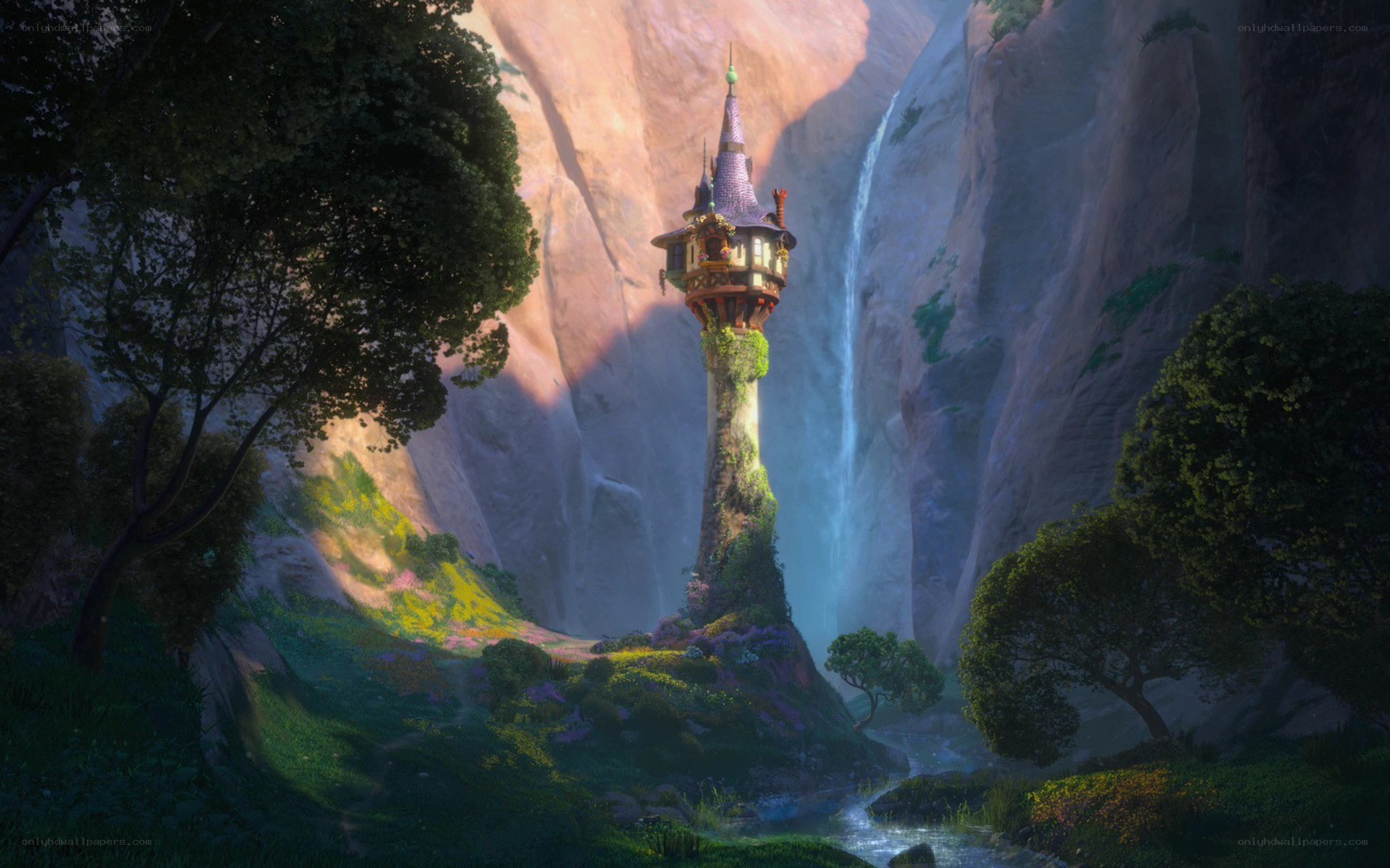 tangled tower in a canyon