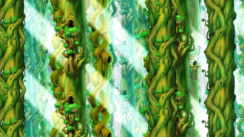 Tangled Tree Trunks