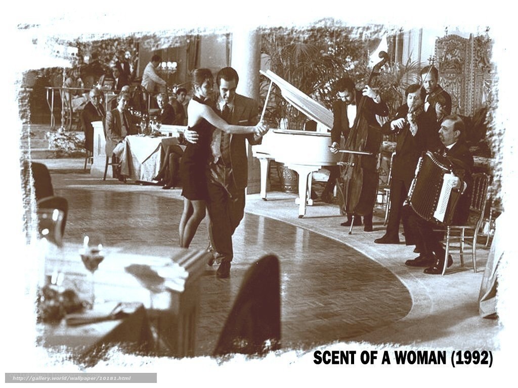 Tango dancers in a restaurant