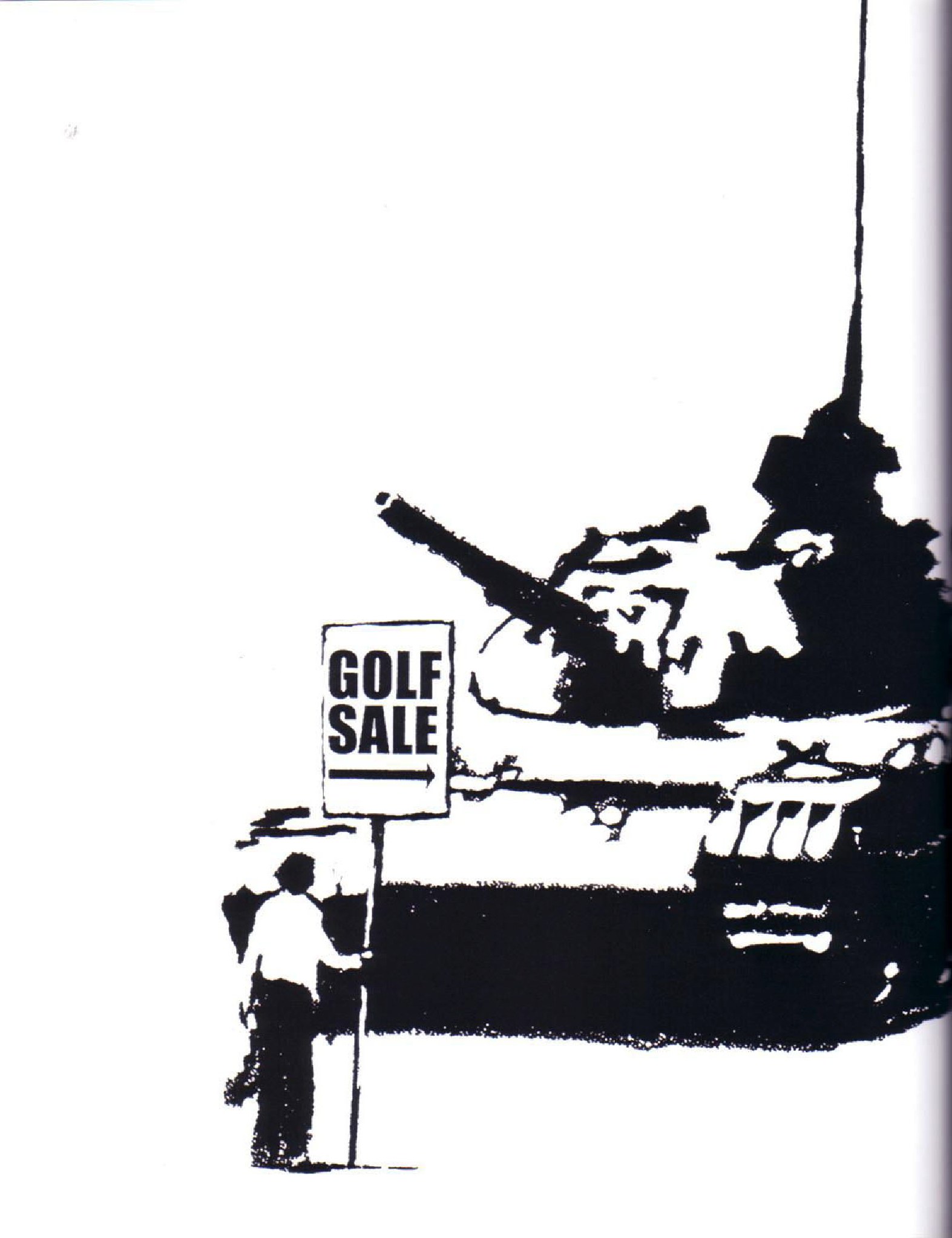 Tank at golf sale