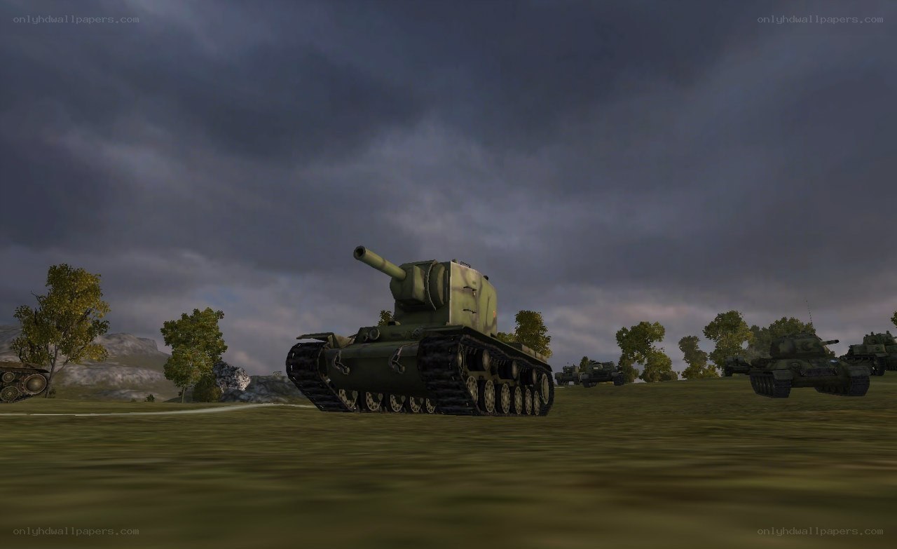 tank battle scene