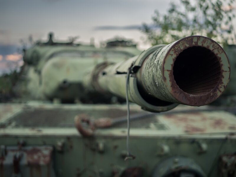 Tank Cannon Barrel — Green