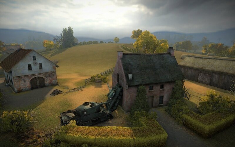 Tank Crashed into House