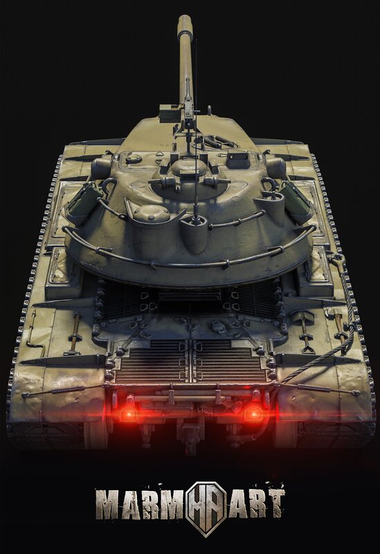 Tank from Rear View