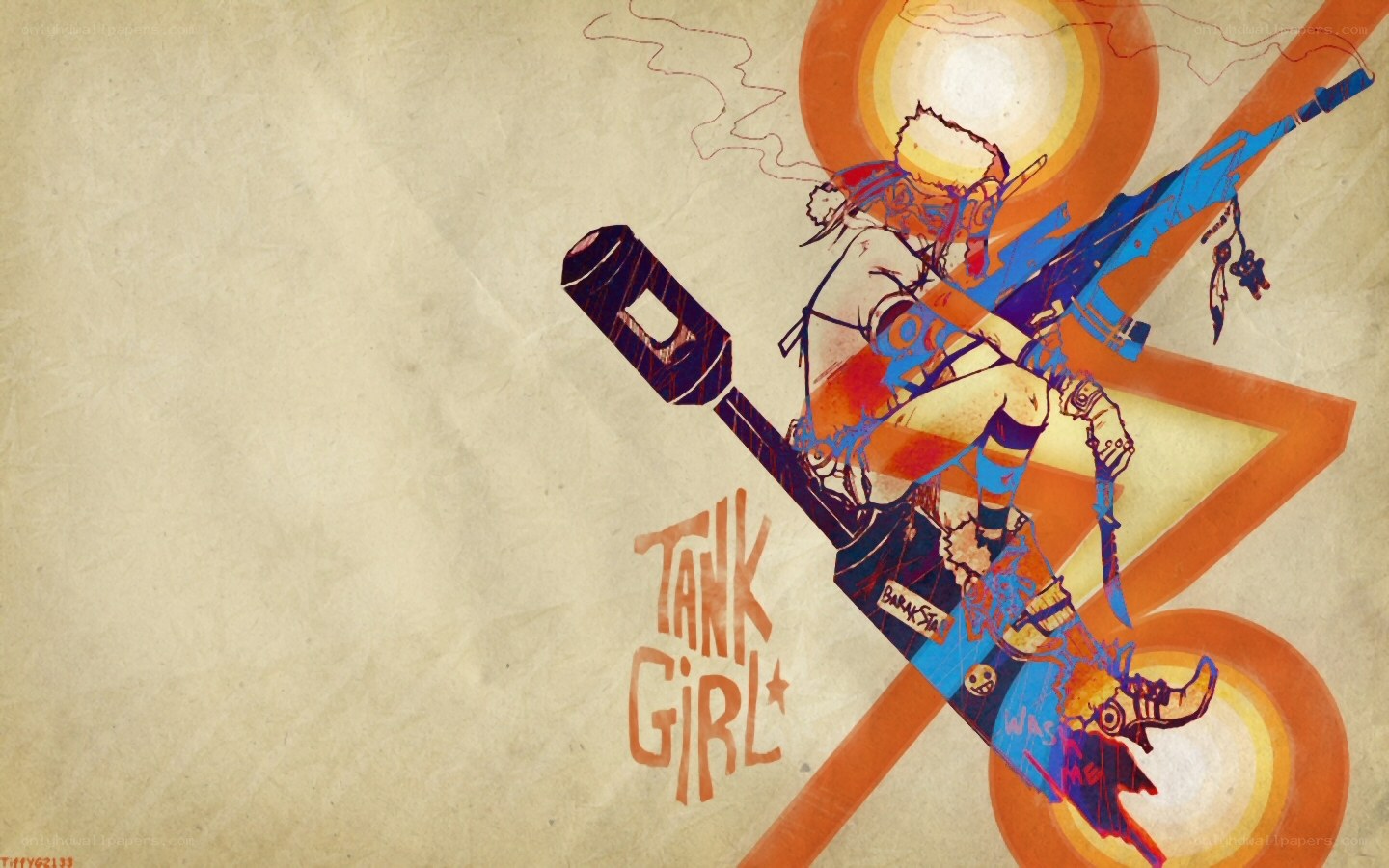 tank girl artwork illustration