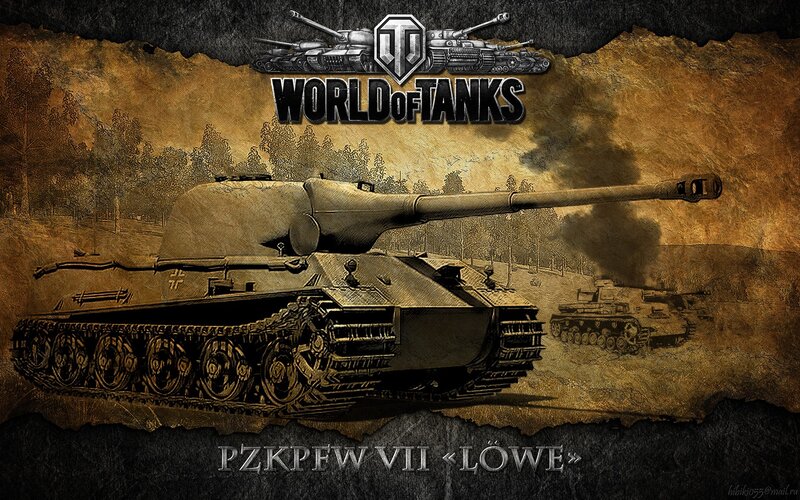 Tank in a Forest — Brown