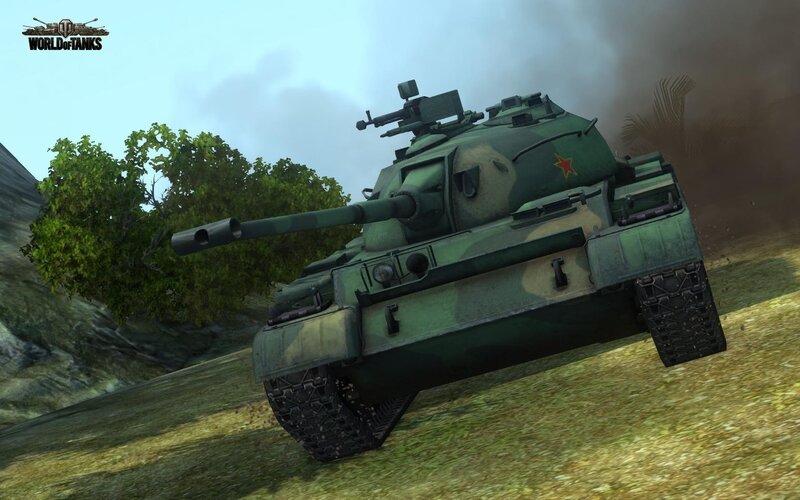 Tank in combat environment