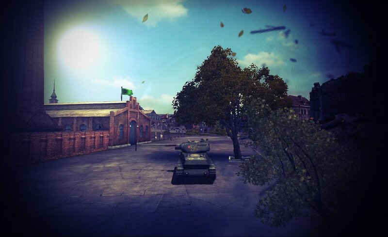 Tank in Courtyard