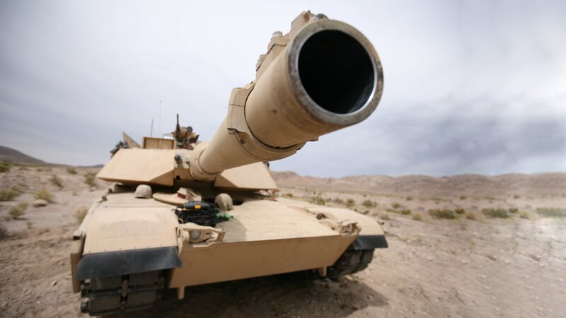 Tank in Desert — Tan