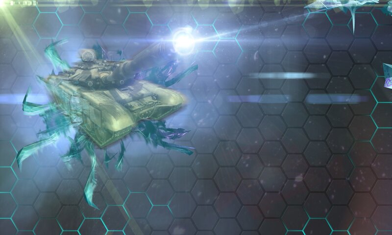 tank in digital space