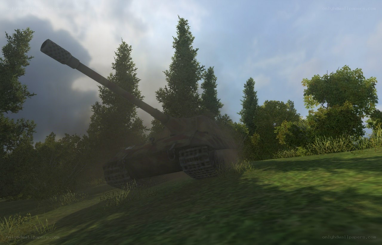 Tank in forested area