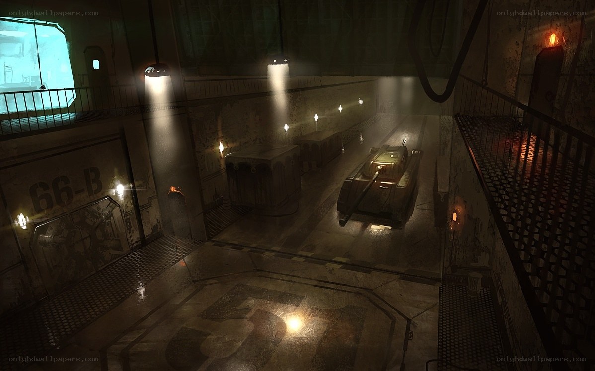 tank in industrial facility