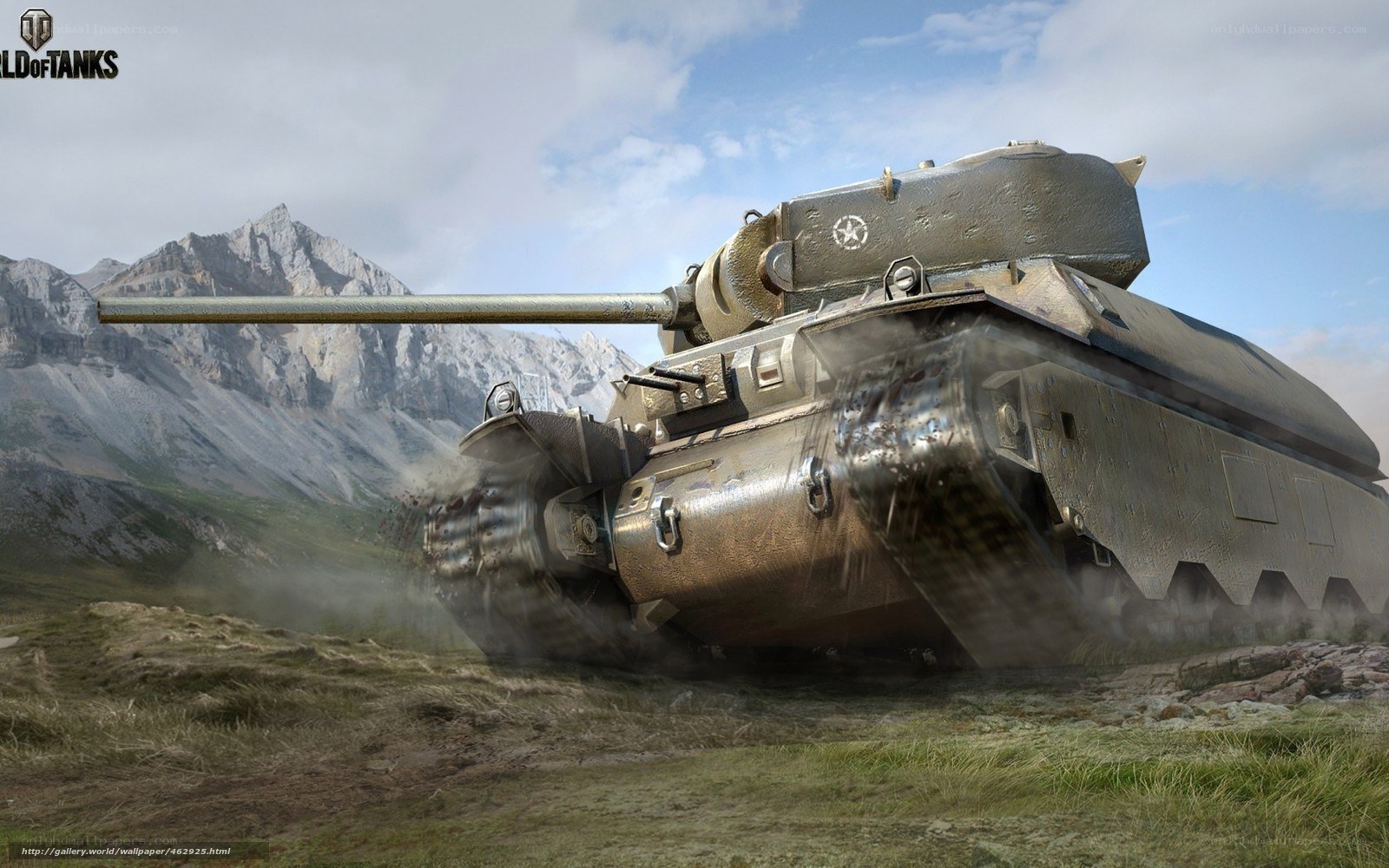 tank in mountainous terrain
