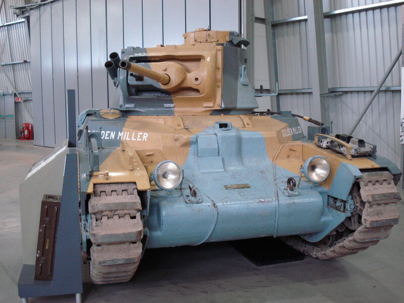 Tank in Museum — Blue