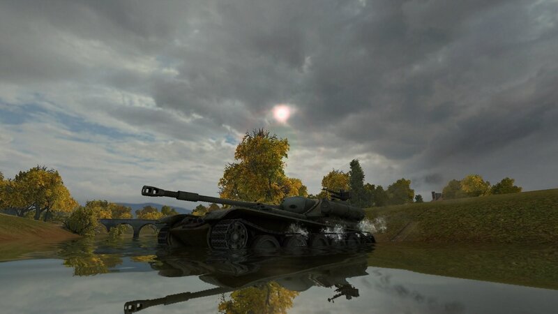Tank in River
