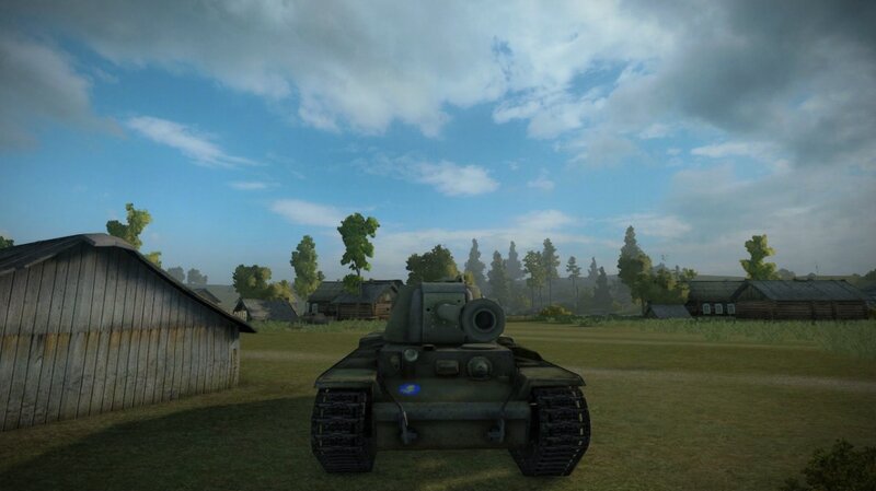 tank in rural village