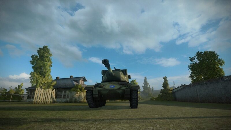 tank in rural village