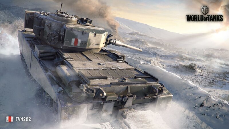 Tank in Snowy Landscape — Gray, Dramatic, Winter