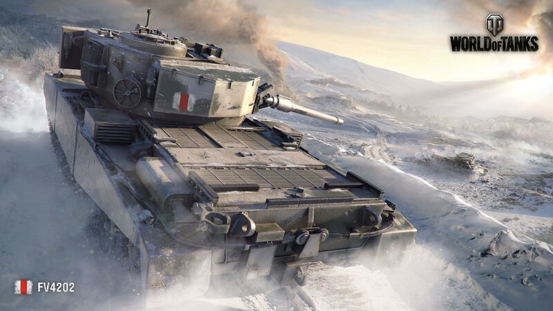 Tank in Snowy Terrain — Gray, Dramatic, Winter