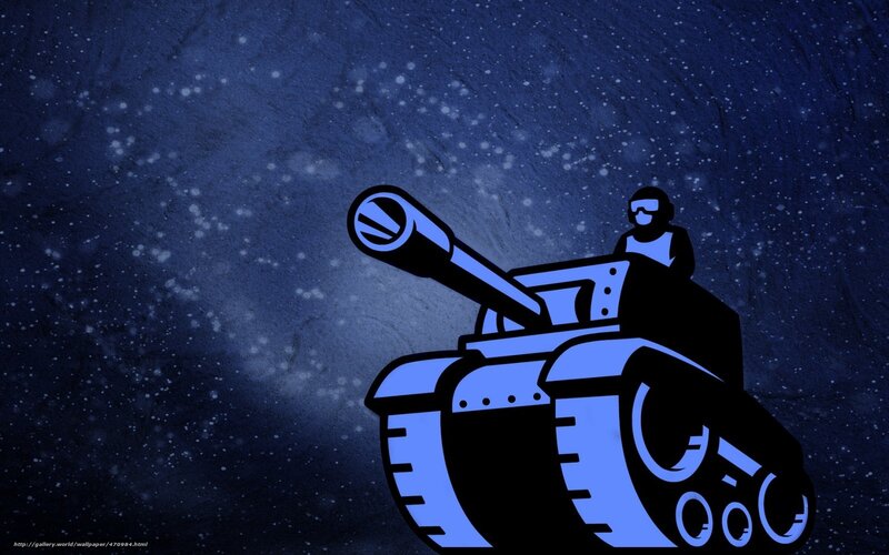 tank in starry night