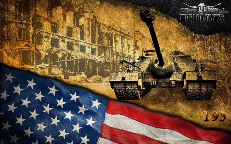 Tank in War Zone — Blue, Dramatic