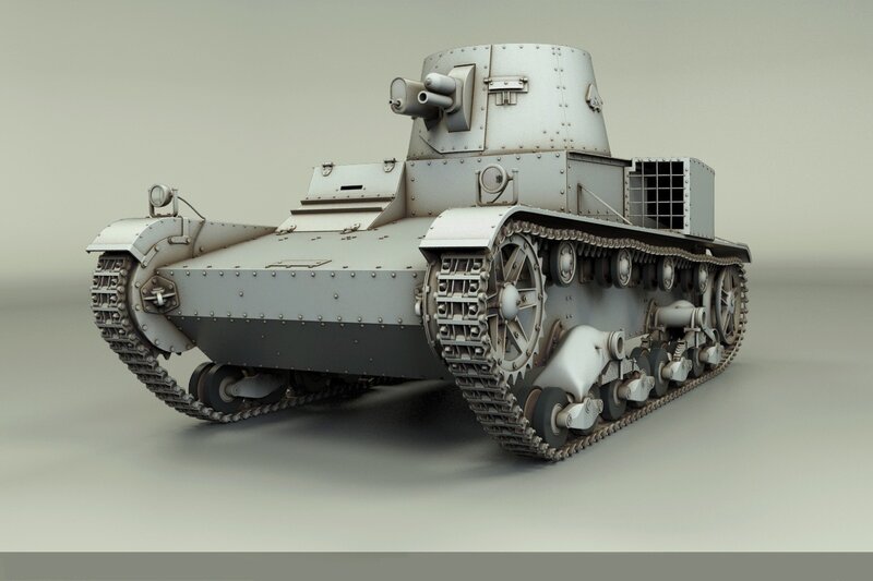 tank model from a video game