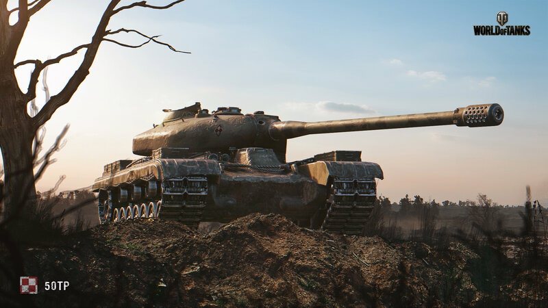 Tank on a Hill — Brown