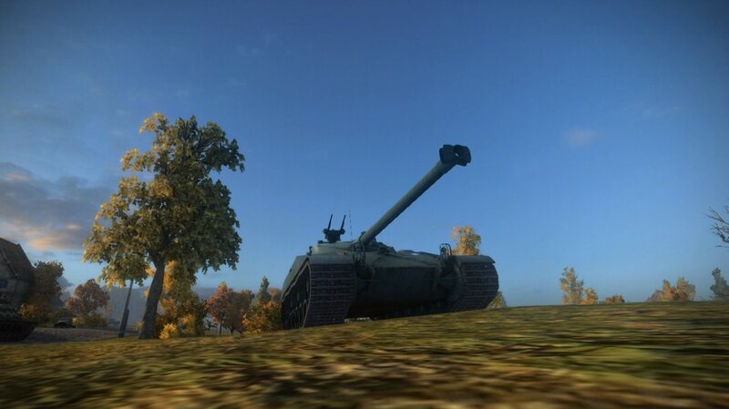 Tank on a Hill — Green, Calm