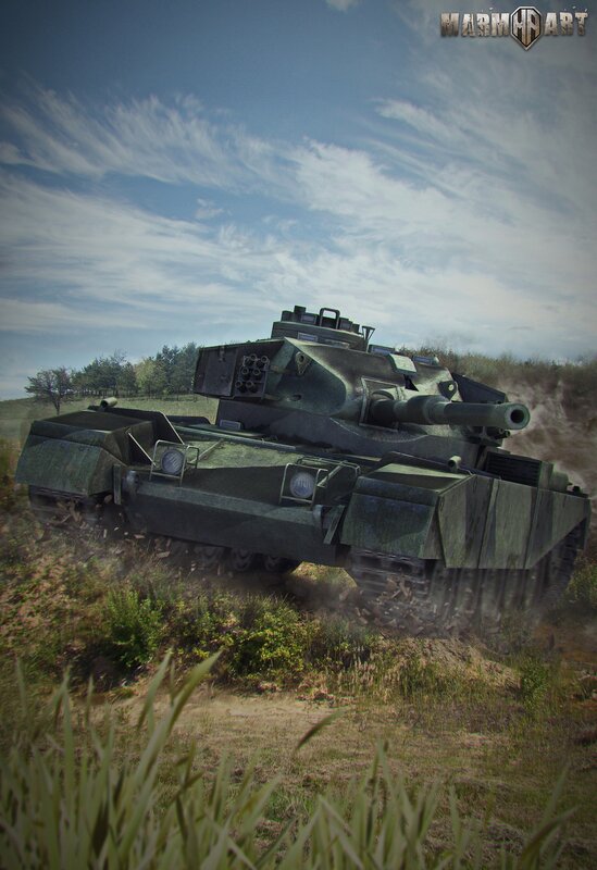 Tank on a Hill