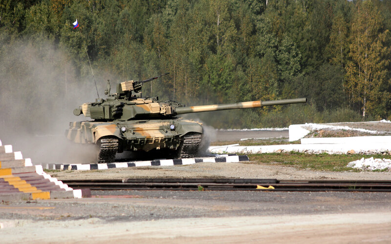 Tank on a Test Track — Green