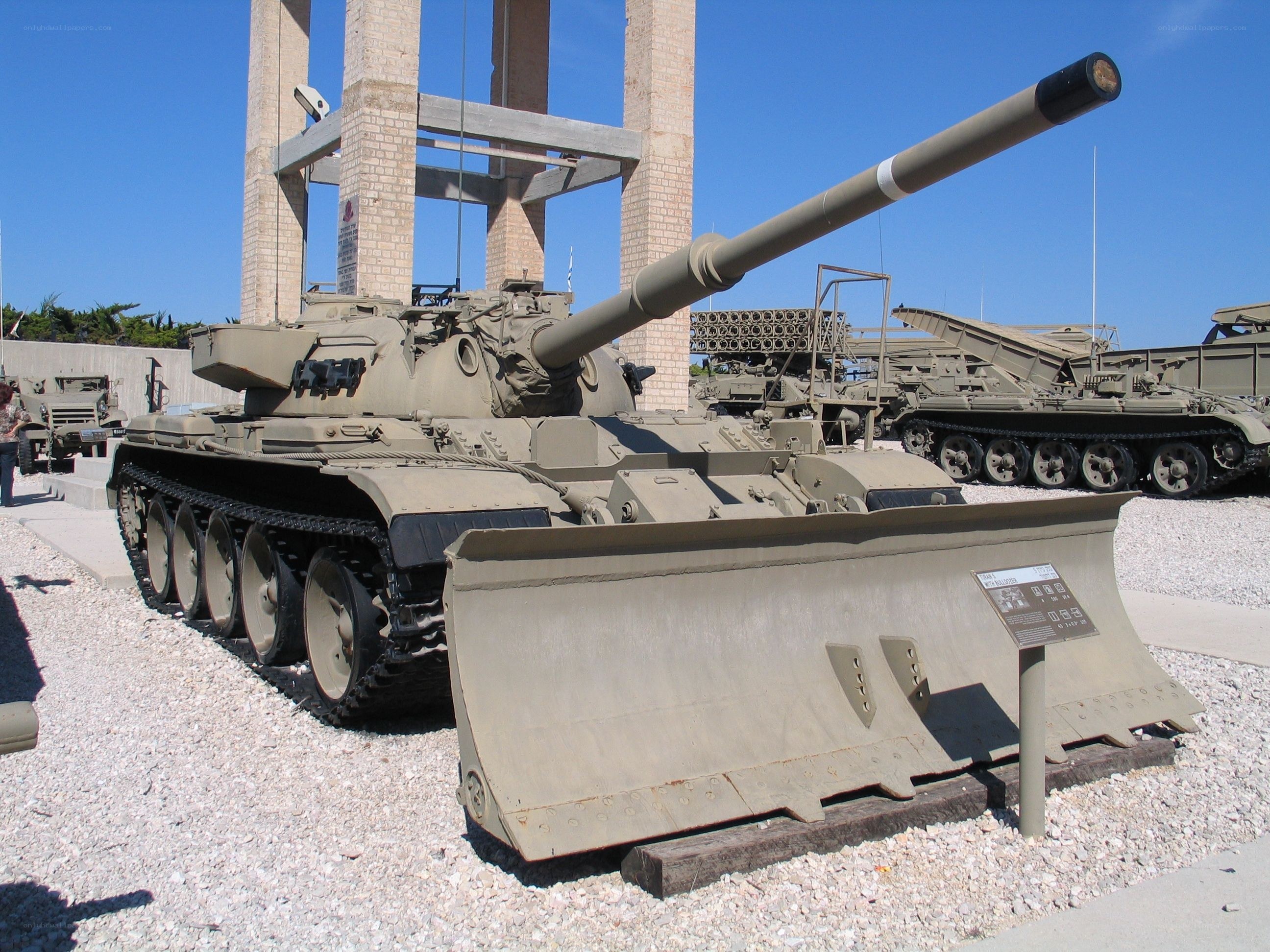 Tank on display at museum