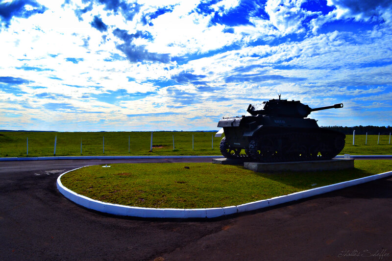 Tank on Grassy Island