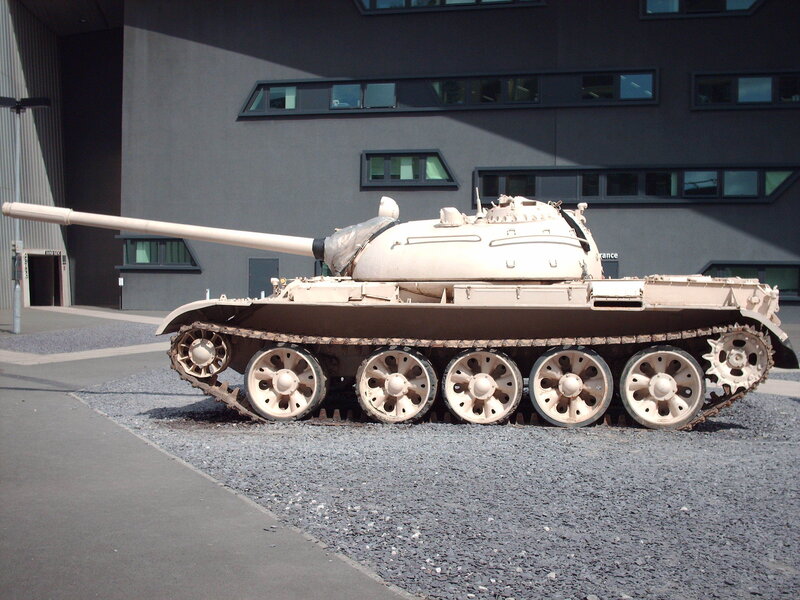 Tank on Gravel